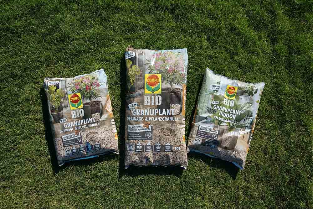 κοκκοι αποστραγγισης και φυτευσης granuplant